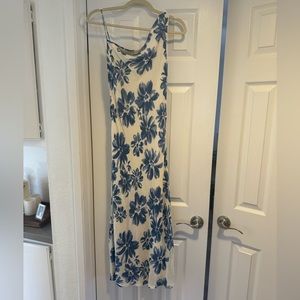 Reformation Blue Floral Maxi Dress